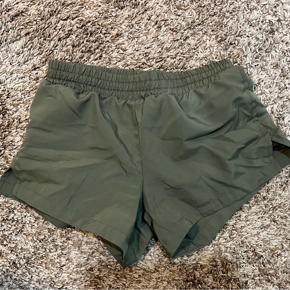 Girls Old Navy Active Running Athletic Shorts Size Medium Kids 8 Green Shorts